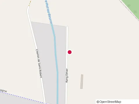 Location of L'Effet Bœuf at 999 Chemin de Saint Robert, Saint-Robert