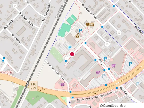 Location of Marché public de Mont-Saint-Hilaire at 100 Rue du Centre-Civique, Mont-Saint-Hilaire