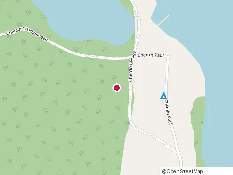 Location of Verger Merleau at 72 Chemin Paul, Bouchette