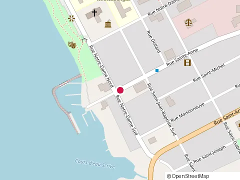 Location of Boutique SensAT at 22 Rue Sainte Anne, Ville-Marie