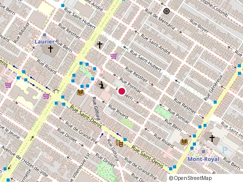 Location of Hangar South at 4695 Rue Berri, Montréal