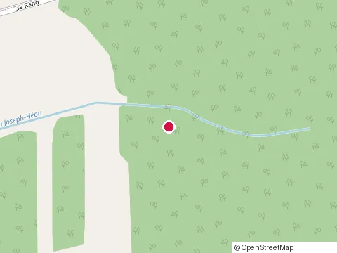 Location of Ferme Bibomeau at 800 Rue Principale, Aston-Jonction