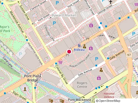 Location of Cleo at 335-50 Rideau St, Ottawa