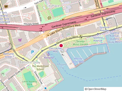 Location of Common Ground at Queens Quay W Studio 13, Toronto