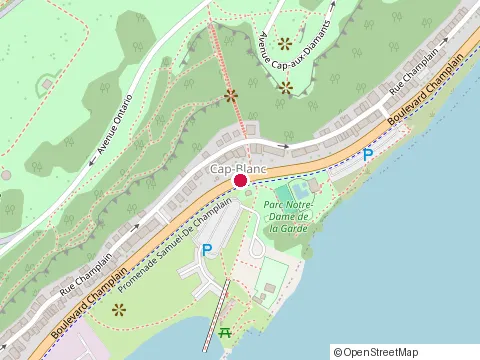 Location of Sapristi Champlain at 24, boul. Champlain, Québec