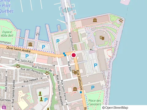 Location of Laurie Raphaël at 117, rue Dalhousie, Québec