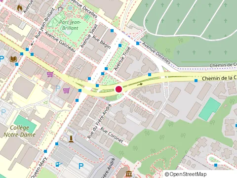 Location of Duc de Lorraine at 5002 Chemin de la Côte-des-Neiges, Montréal
