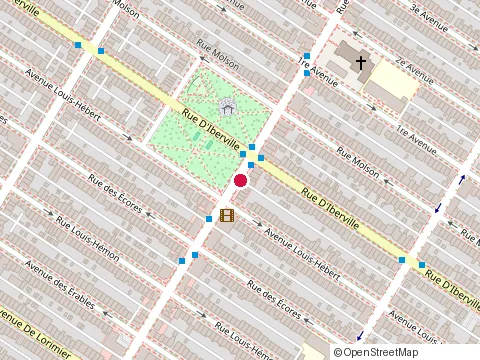 Location of Détour Bistro at 2480, rue Beaubien E., Montréal