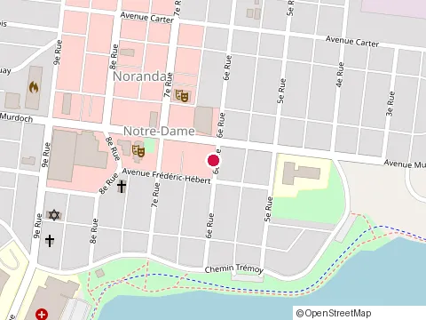 Location of Le Cellier Resto/bar à vin at 41, 6e Rue, Rouyn-Noranda