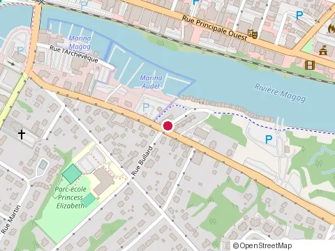Location of Benito at 20 Rue Merry Sud, Magog