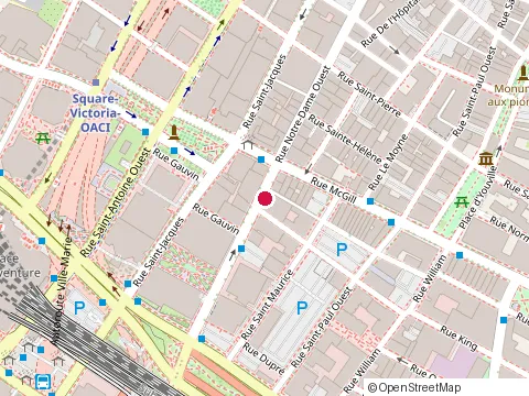 Location of Le Farsides at 690 Rue Notre-Dame Ouest, Montréal