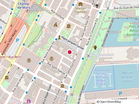 Location of Perché at 153 Rue Saint-Amable, Montréal