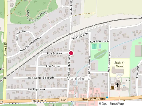 Location of Souche-i at 485 Rue Notre-Dame, Montebello