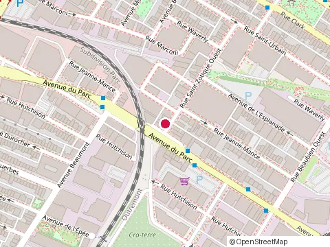 Location of Anemone at 271, rue Saint-Zotique Ouest, Montréal