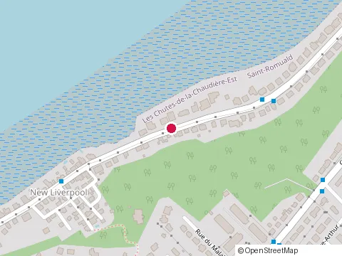 Location of Café Blou at 2560 Chemin du Fleuve, Lévis
