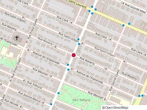 Location of Chez Cécile at 128, rue Fleury Ouest, Montréal