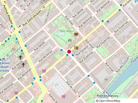 Location of Restaurant Nasha at 2472, rue Notre-Dame Ouest, Montréal
