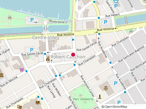 Location of Petit Pois at 18 Rue Jacques-Cartier, Salaberry-de-Valleyfield