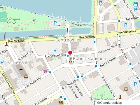 Location of Eclipse Café & Nutrition at 18 Rue Nicholson, Salaberry-de-Valleyfield