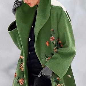 Veste col imprimé mode onde nouvelle collégiale femme