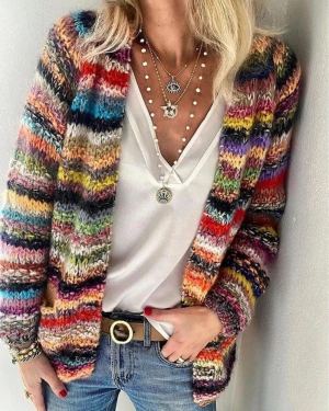 Cardigan effet pull faux tricot