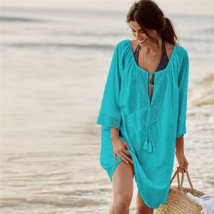 Costume bain couverture plage femme ample
