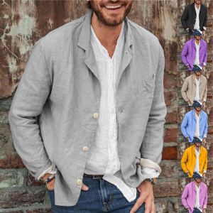 Chemise manches longues veston casual homme