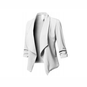 Cardigan casual femme couleur unie petit format
