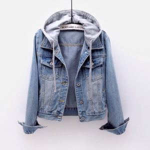 Veste décontractée à capuche slim