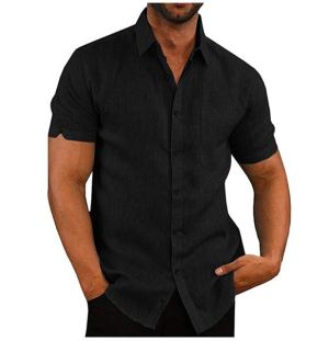 Chemise manches courtes été casual homme