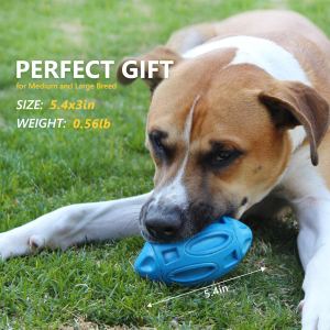 Ballon chien caoutchouc sonore anti-usure mordant