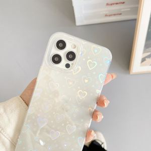 Étui Silicone Cœur Amour Laser Double Face