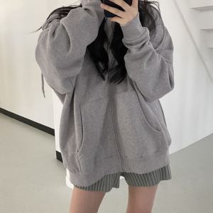 Cardigan loose épaissi polaire plus