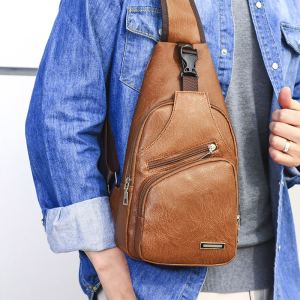 Sac bandoulière homme USB rechargeable