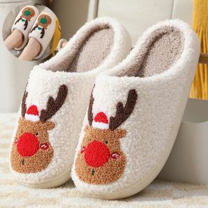 Pantoufles noël maison orignal douces