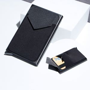 Porte-cartes aluminium anti-vol magnétique multicartes