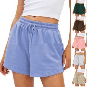 Short sport femme taille haute élastique casual