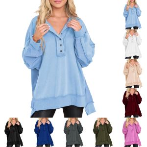 Haut unie col rond femme nouveau