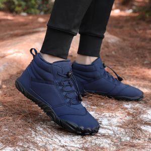 Chaussures coton haut couple imperméables