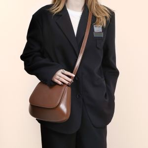 Sacoche vegan cuir rétro selle femme bandoulière