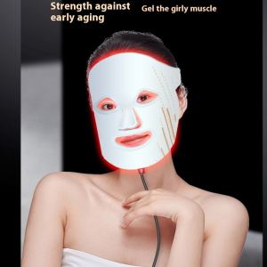 Masque silicone LED photon rajeunissement peau