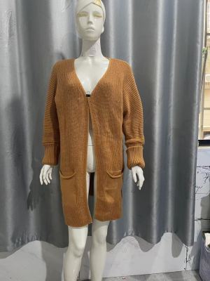 Veste longue poches amples