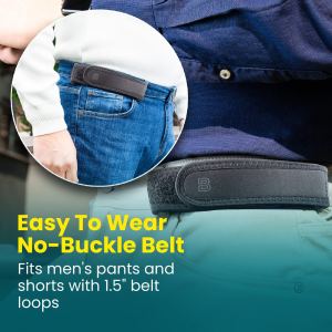 Ceinture élastique nylon portable sans boucle réglable