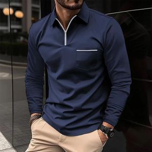 Polo manches longues sports homme
