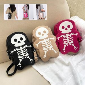 Sac messager skull Halloween Y2K femme