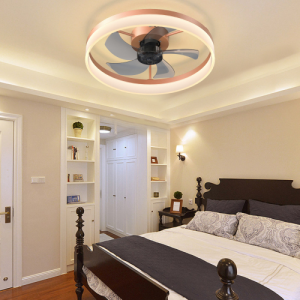 Ventilateur plafond LED gradateur encastré moderne mince