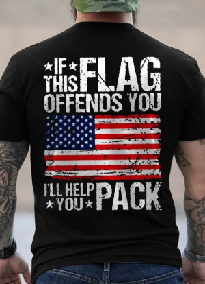 T-shirt Drapeau US