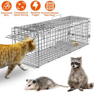 Piège cage souris fil galvanisé pliable