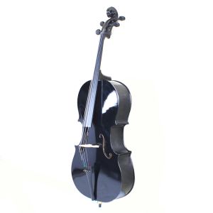 Violoncelle bois de tilleul noir