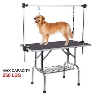 Table toilettage chien professionnel pliable réglable